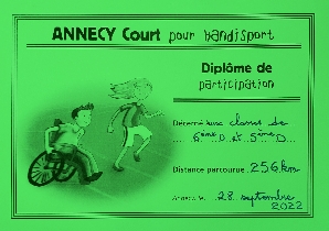 Diplôme de participation